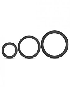 Performance VS4 Pure Premium Silicone Cockring Set Black (SKU: TCN-BL370815)